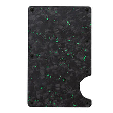 Load image into Gallery viewer, Men's Minimalist Ultra-thin Wallet With Forged Carbon Card Clip