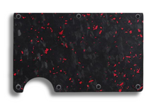 Load image into Gallery viewer, Men's Minimalist Ultra-thin Wallet With Forged Carbon Card Clip